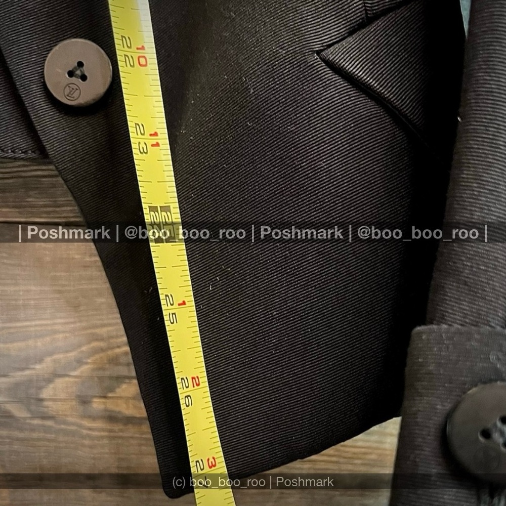 LOUIS VUITTON Ready-to-Wear Black Military Vegan Leather Jacket, 💯AUTHENTIC - Picture 10 of 15